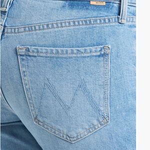 MOTHER Women's Sky Blue Denim Jeans